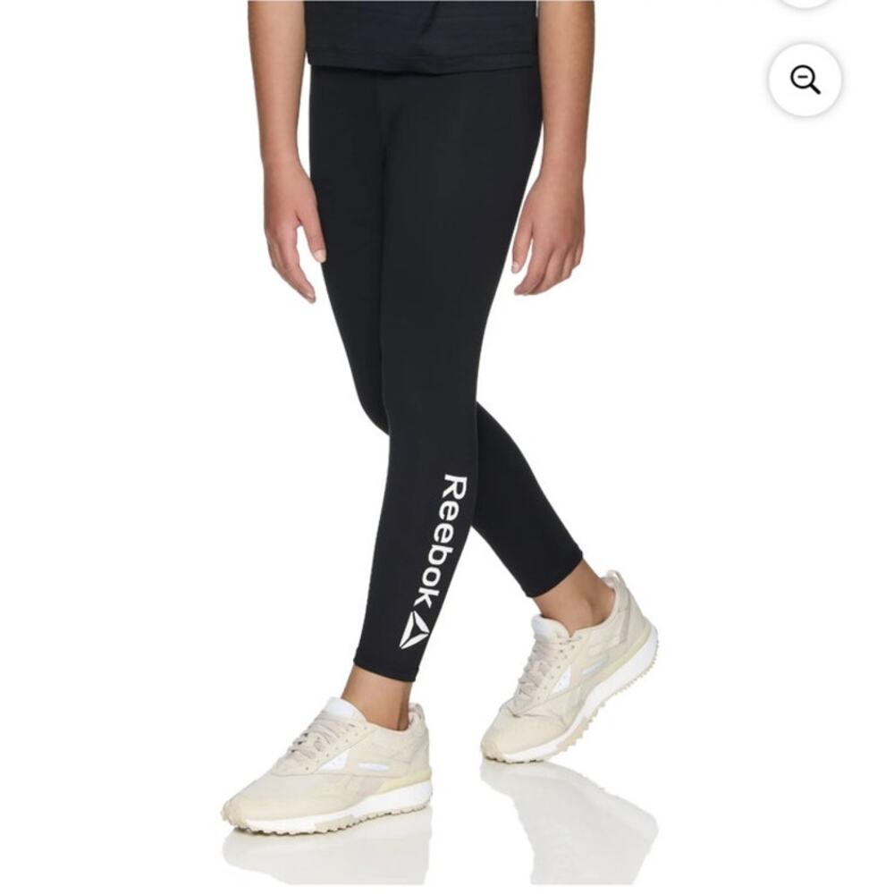 Reebok Girl's Active Prestige 7/8 Legging with 18" Inseam size XXL 18 NWT -black